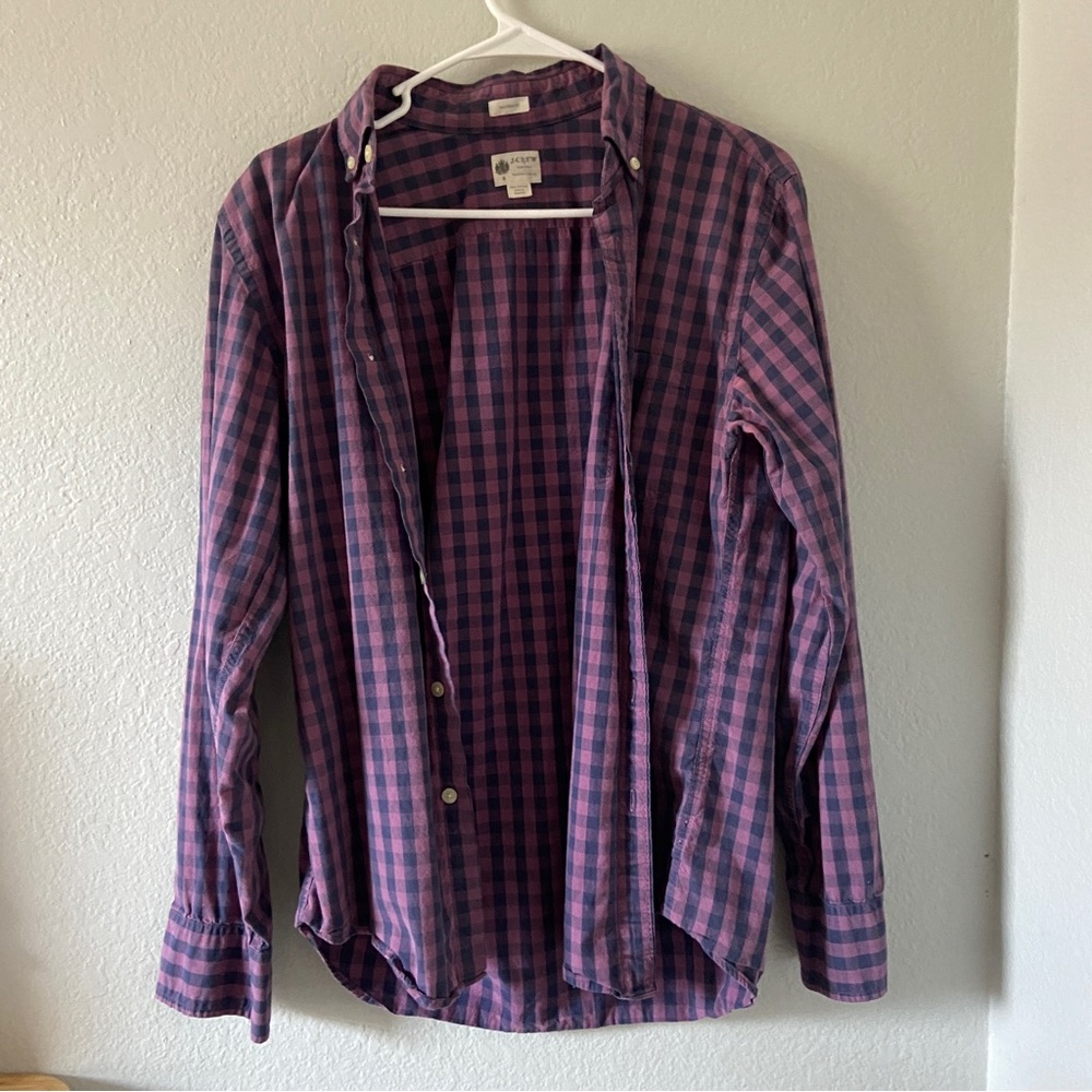 JCrew Mens Plaid Button Down